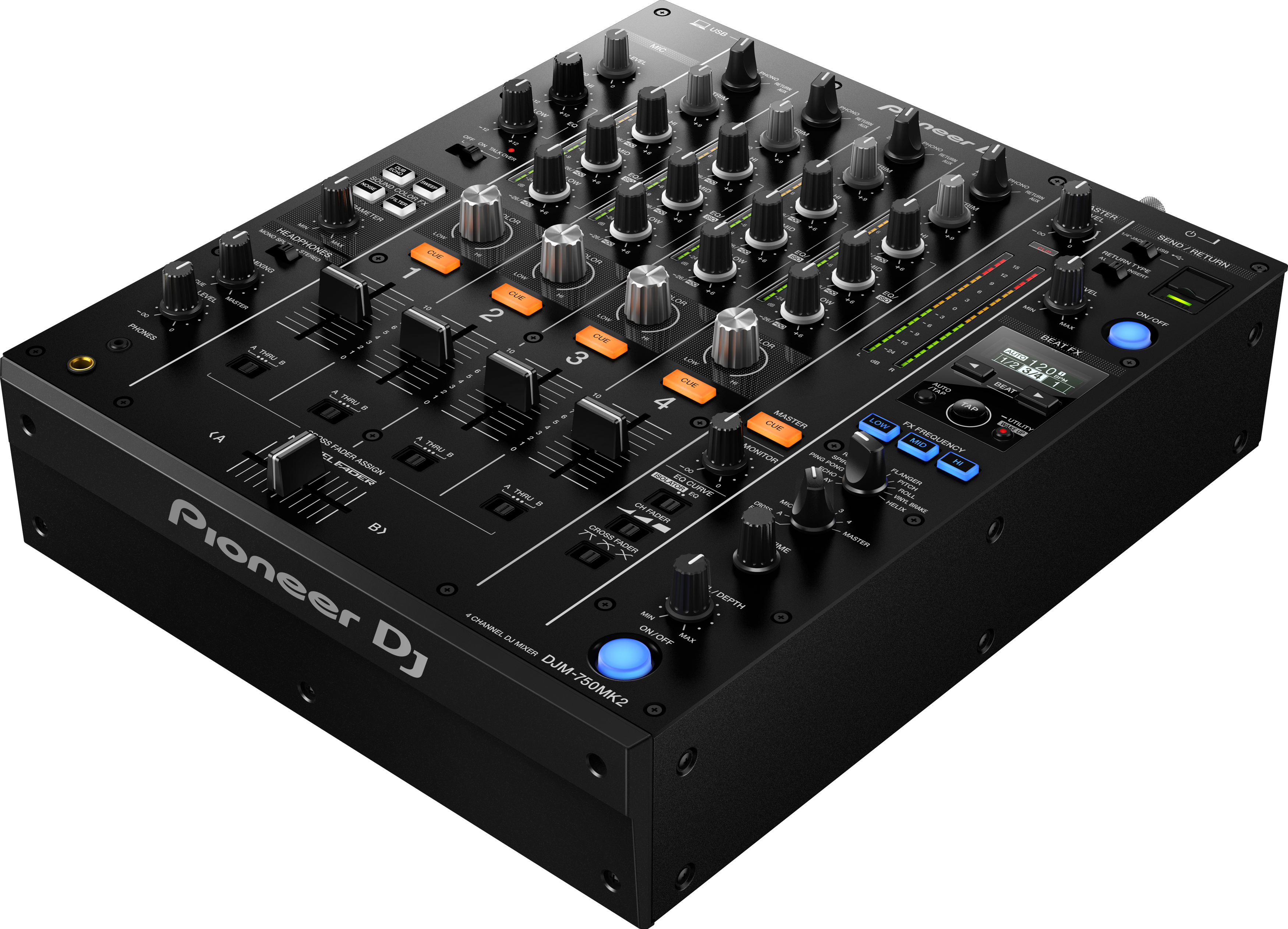 میکسرPIONEER DJM-750MK2 یکی از میکسرهای حرفهای دیجی پایونییر