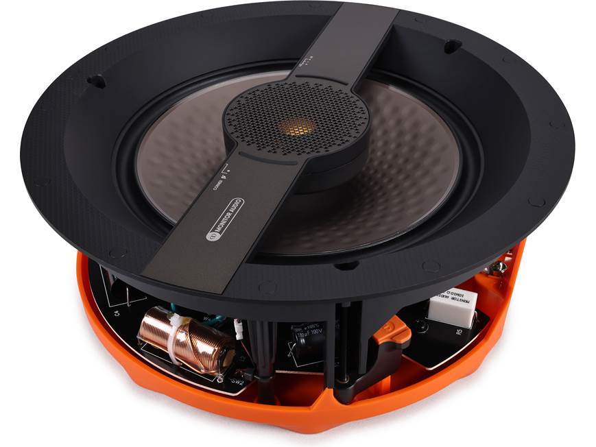اسپیکر سقفی monitor audio C1 L نصب مخفی با ظاهر مینیمال