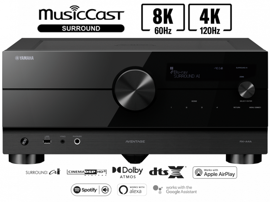 آمپلیفایر سینمایی Yamaha RX-A4A اکولایزر دقیق برای تنظیم آکوستیک اتاق