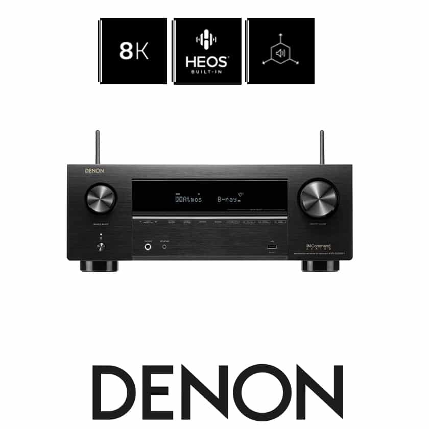 Denon AVR-X2800Hآمپلی‌فایر AV رسیور 7.2 کانال با 8K و Dolby Atmos