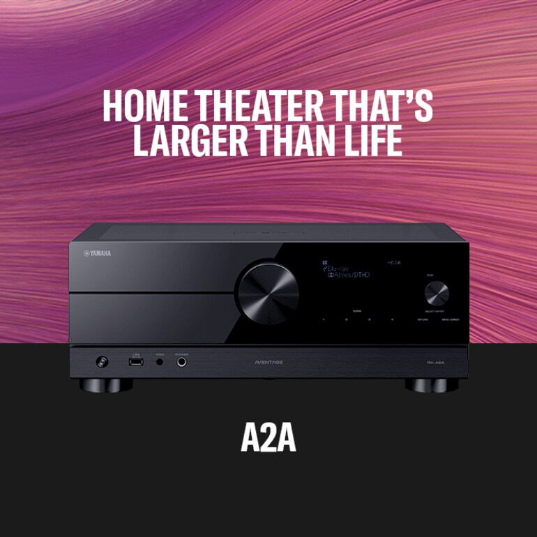 آمپلی‌فایر AV یاماها RX-A2A با پشتیبانی از هفت کانال با 8K و Dolby Atmos